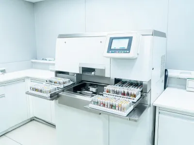 Clinical chemistry analyzer line